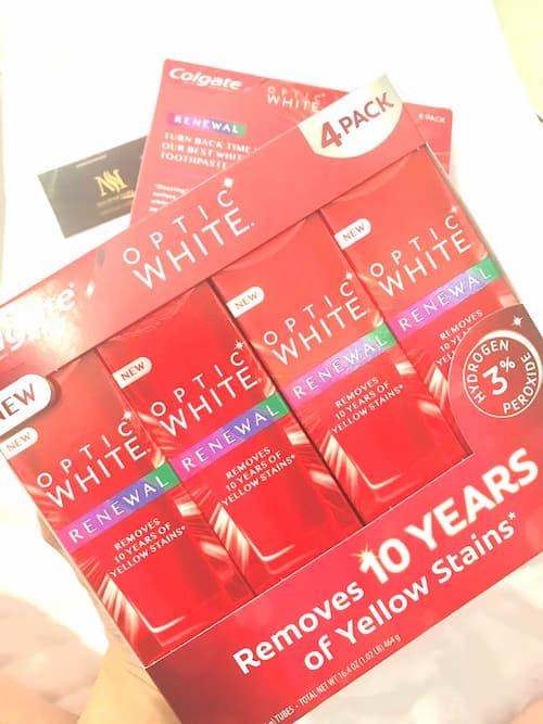 [siêu cay-siêu trắng-1 tuýt] KEM ĐÁNH RĂNG COLGATE OPTIC WHITE/ HÀNG MỸ/ CHÍNH HÃNG/ SỐ LƯỢNG ÍT