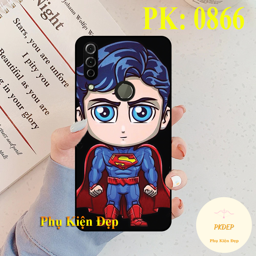 Ốp lưng Vsmart Joy 3 dẻo đen in hình BST Siêu Anh Hùng Chibi