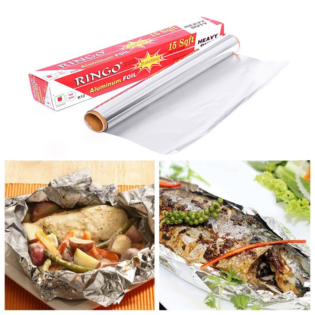 Giấy bạc nướng đồ ăn ringo 5m