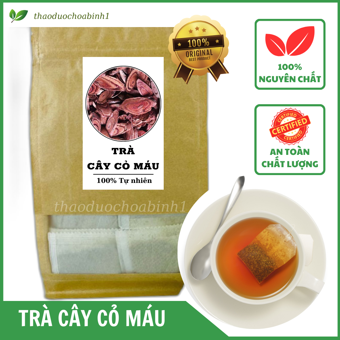 Trà Cây Cỏ Máu Tăng Cân bịch 30 Túi Lọc tiện lợi Thảo dược Hòa Bình 1