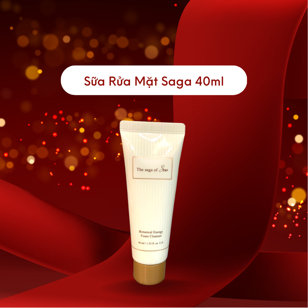 Sữa rửa mặt saga 40ml - hân korea
