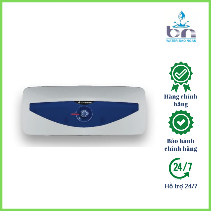 Bình nóng lạnh gián tiếp ariston 20 lít blu20 slim bảo ngân