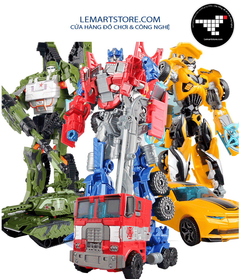 Rô bốt Transformer-Người máy biến hình thành ô tô, máy bay, xe tăng