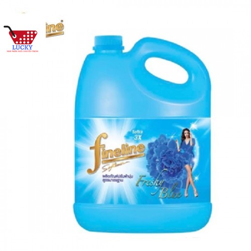 [HCM](Chính Hãng) Nước Xả Vải FINELINE 3500ML Thái Lan - Màu Xanh