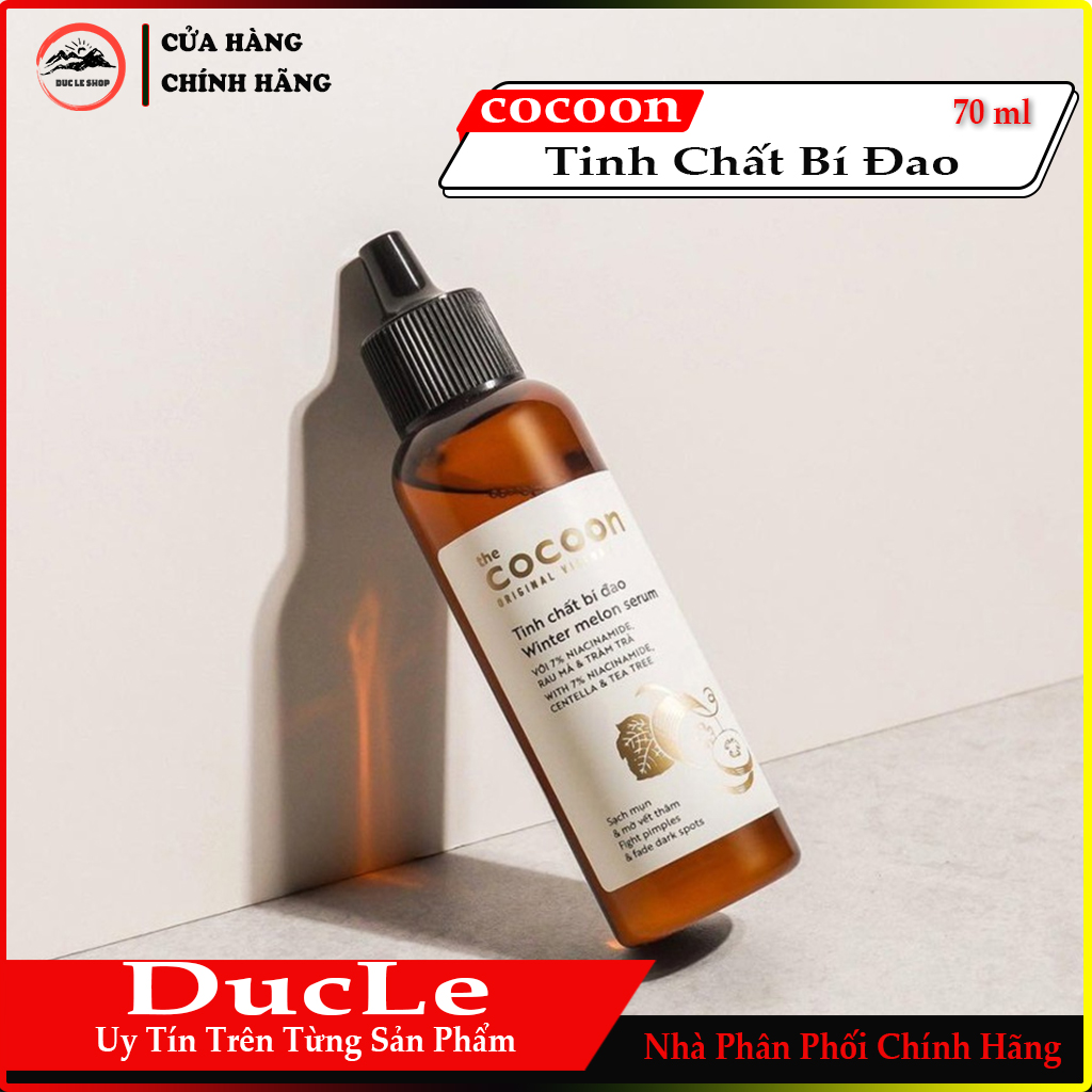 [HCM]Tinh Chất Bí Đao COCOON Sạch Mụn Và Mờ Vết Thâm ( 70 ml )