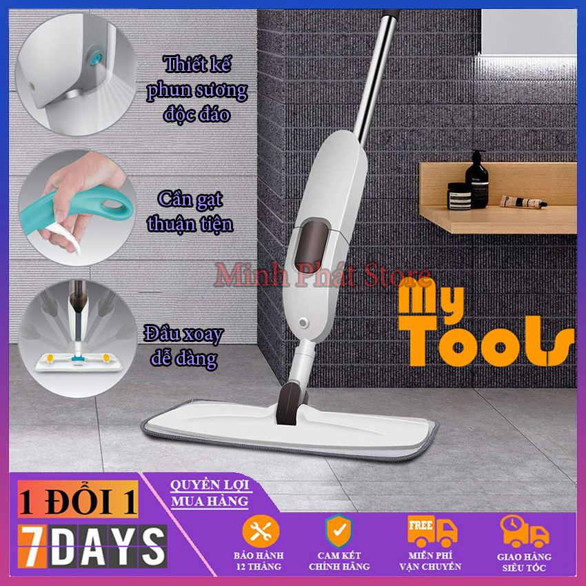 Chổi Lau Nhà Xịt Nước Dạng Đứng Aurora , Cây Lau Nhà Thông Minh, Cao Cấp, Tiện Lợi [Chính Hãng Aurora]