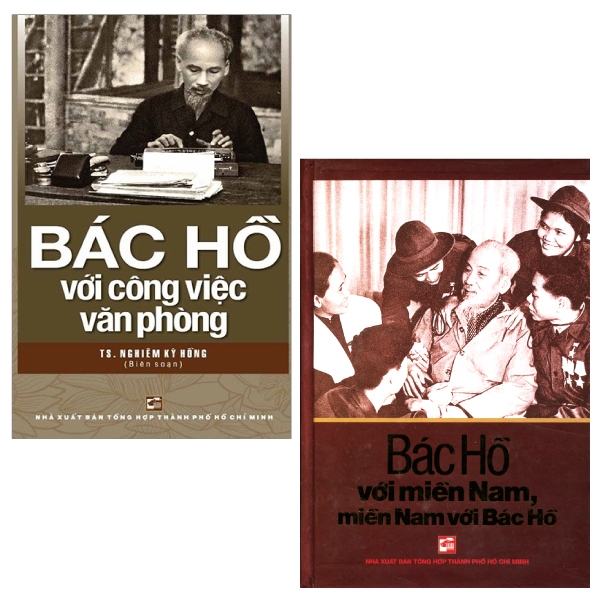Fahasa - combo sách hay bác hồ với công việc văn phòng + bác hồ với miền nam, miền nam với bác hồ
