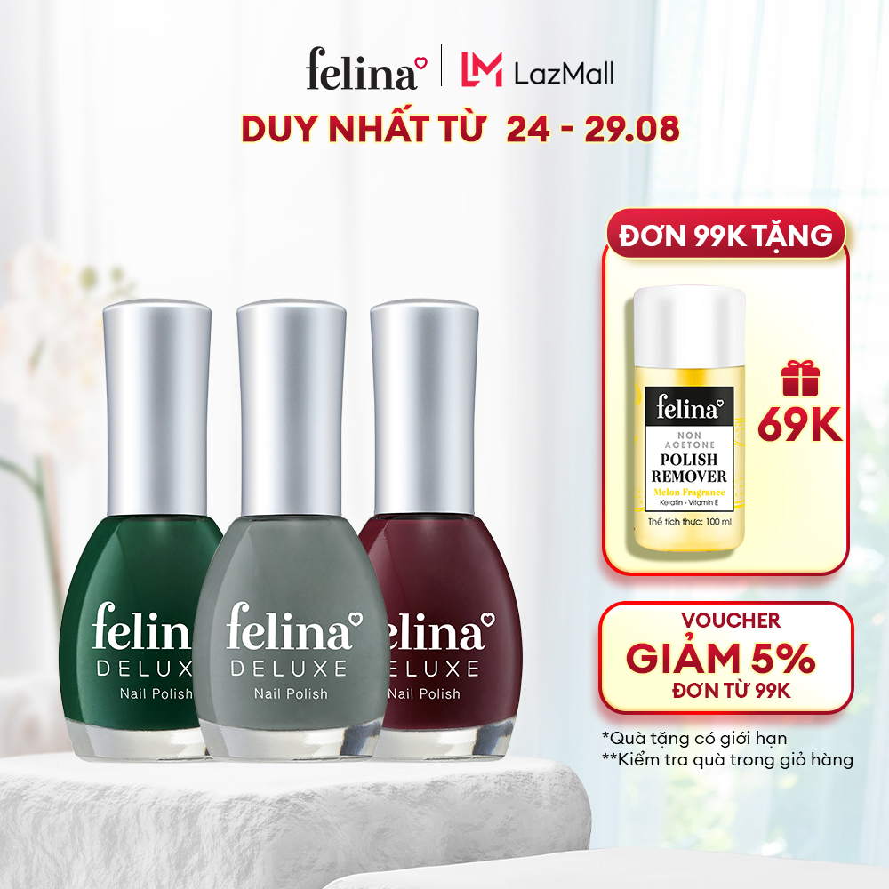 Sơn móng tay Felina deluxe 16ml - Màu Sắc Đa Dạng
