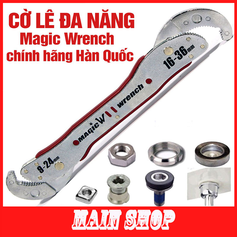 Cờ lê 2 đầu xoay thông minh, cờ lê vạn năng magic wrench 9-45mm chính hãng, bộ cờ lê mỏ lết thông minh 48 trong 1, Cờ lê đa năng Hana Tools Magic W Wrench WR-6000, Cờ Lê Mỏ Lết Vạn Năng Magic Wrench - Litigold