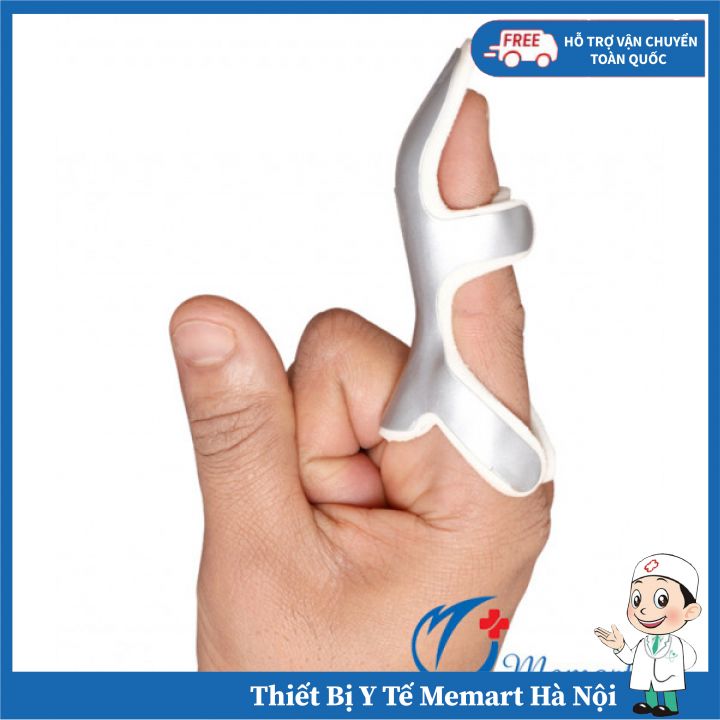 Nẹp Ngón Tay Dạng Con Ếch F04 - Thiết Kế Theo Giải Phẫu Giúp Cố Định Toàn Bộ Khớp Ở Vị Trí Thẳng Tự Nhiên