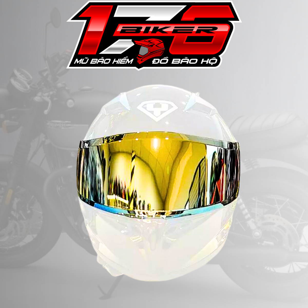 Kính thay thế mũ bảo hiểm Fullface Yohe 978/978 plus/ 981/977/ ROC 01 - BIKER 176 - Nón bảo hiểm & Dầu nhớt Vũng Tàu