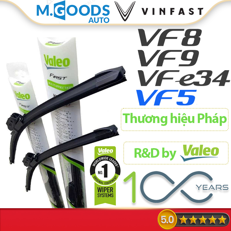 Gạt mưa Vinfast VF8 VF9 e34 - Gạt mưa ô tô cao cấp Valeo First thân mềm cho Vinfast VF8 VF9 e34 VF5