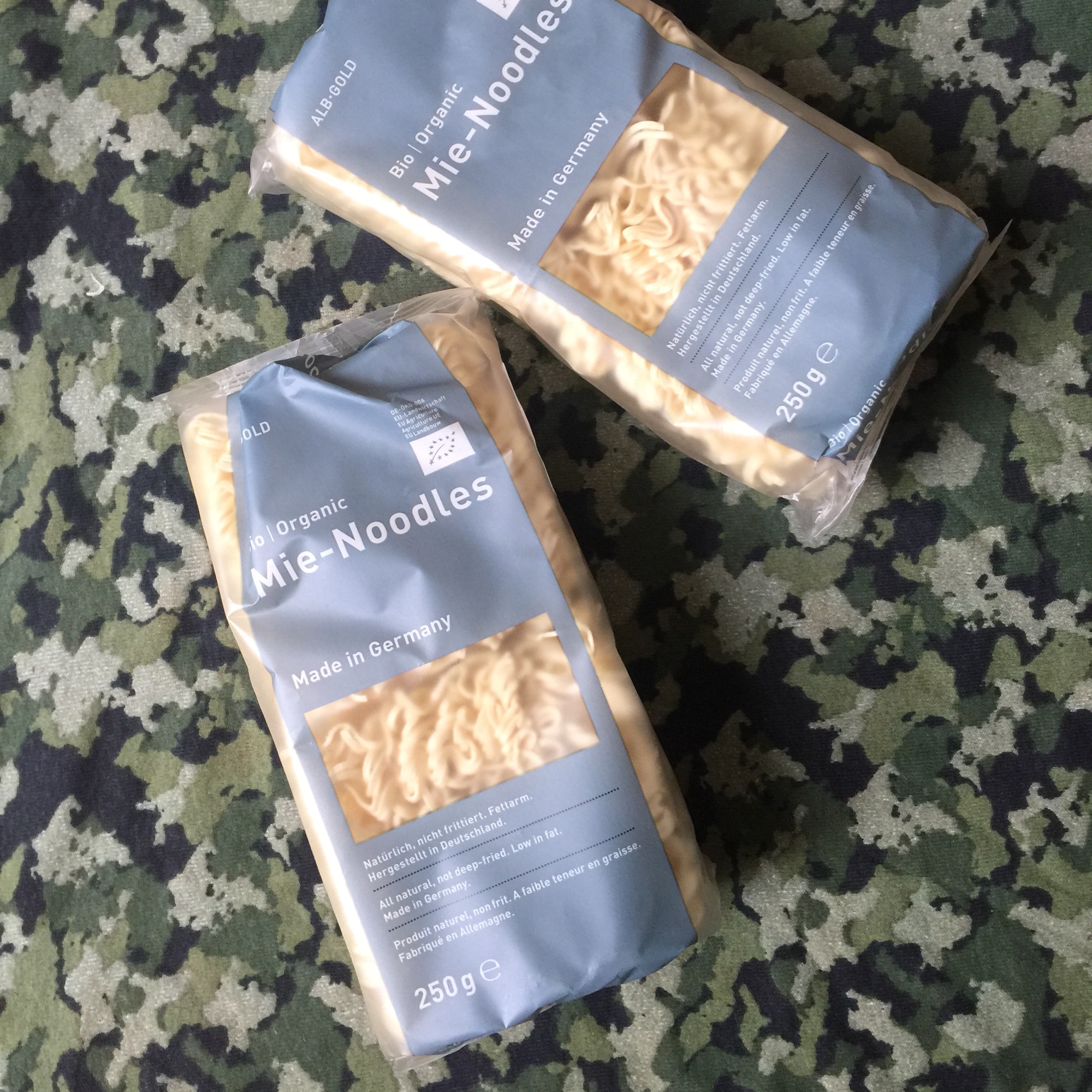 [HCM]Mì ăn liền hữu cơ không trứng Mie-Alb gold -250g