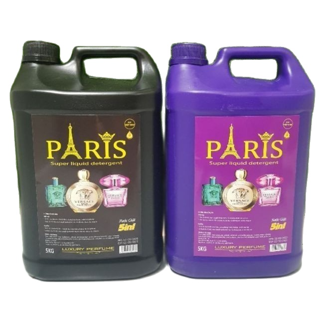 Combo 2 Can Nước giặt paris - bình 5 Lít thơm quyến rủ