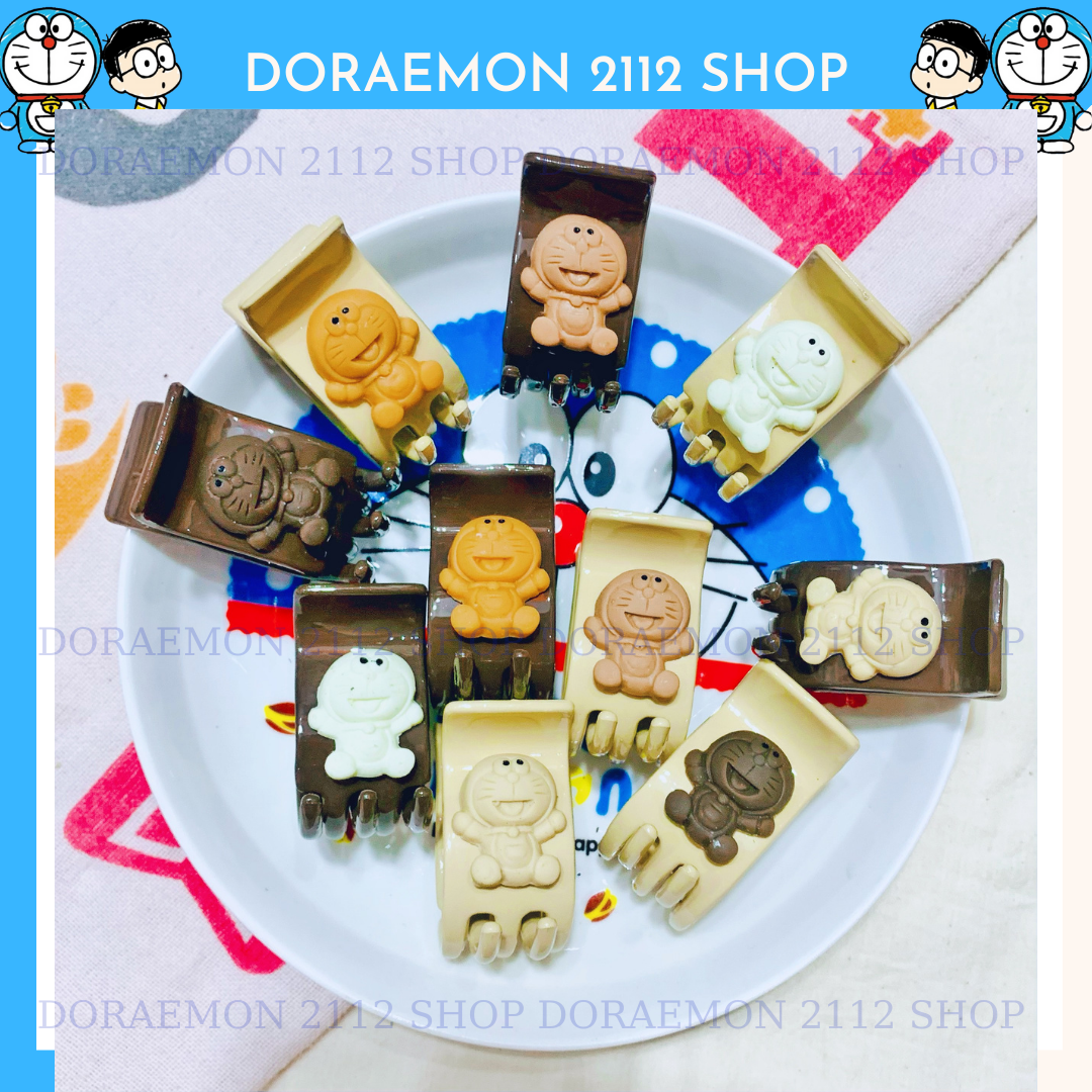 Kẹp tóc Doraemon Kẹp càng cua 5 răng 3 răng