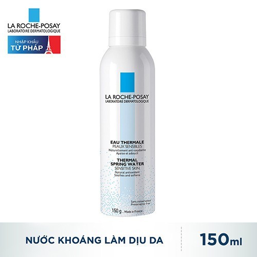 Nước xịt khoáng làm sạch và làm dịu cho da nhạy cảm La Roche Posay Thermal Spring Water 150ml
