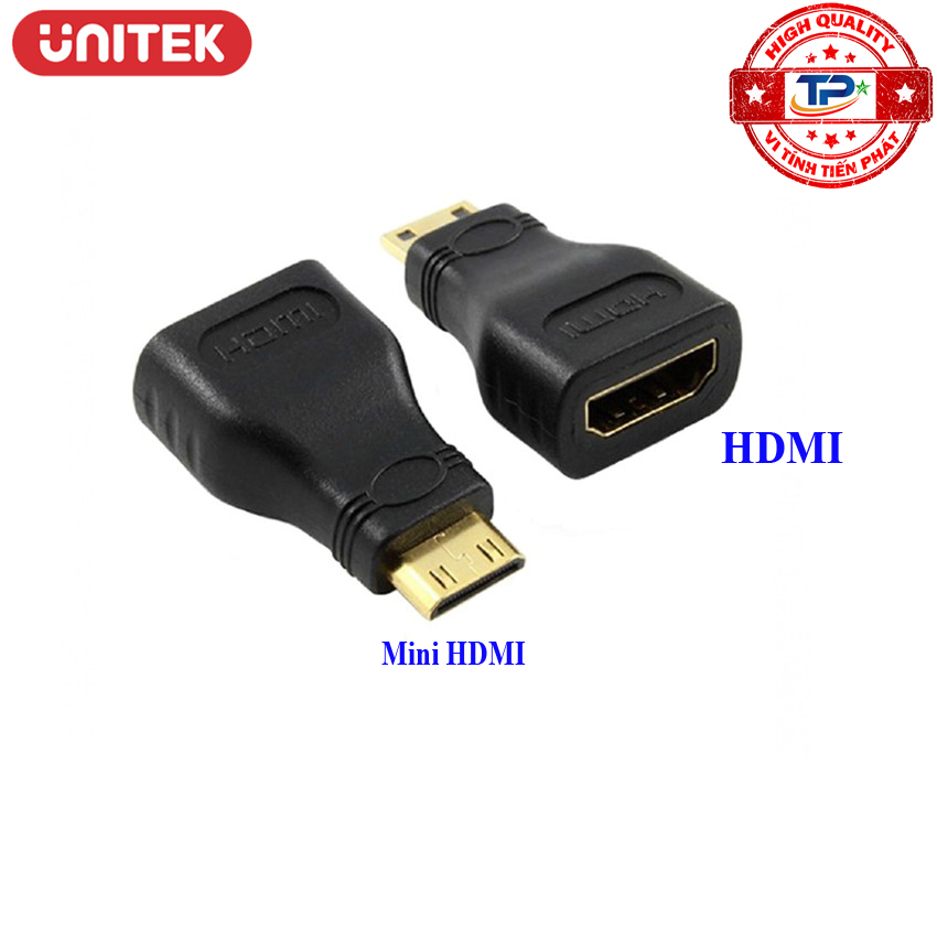 Đầu Chuyển Mini HDMI sang HDMI hiệu Unitek Y-A012 phân giải FULL HD