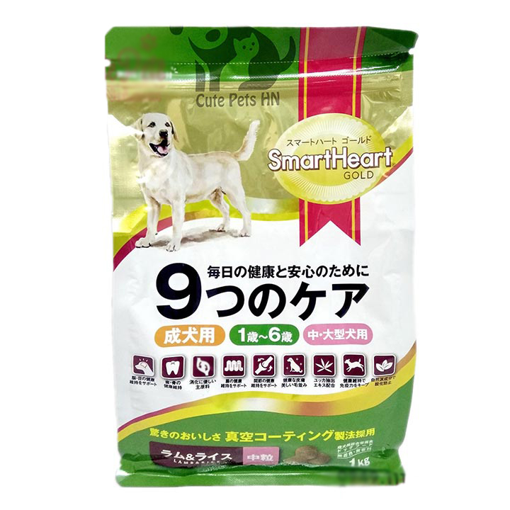 Smartheart Gold 1kg Thức ăn cho chó trên 1 năm tuổi