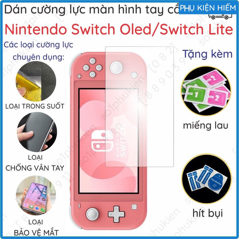 Dán bảo vệ máy chơi game Nintendo Switch Oled / Switch Lite nano chống bể và ppf chống trầy