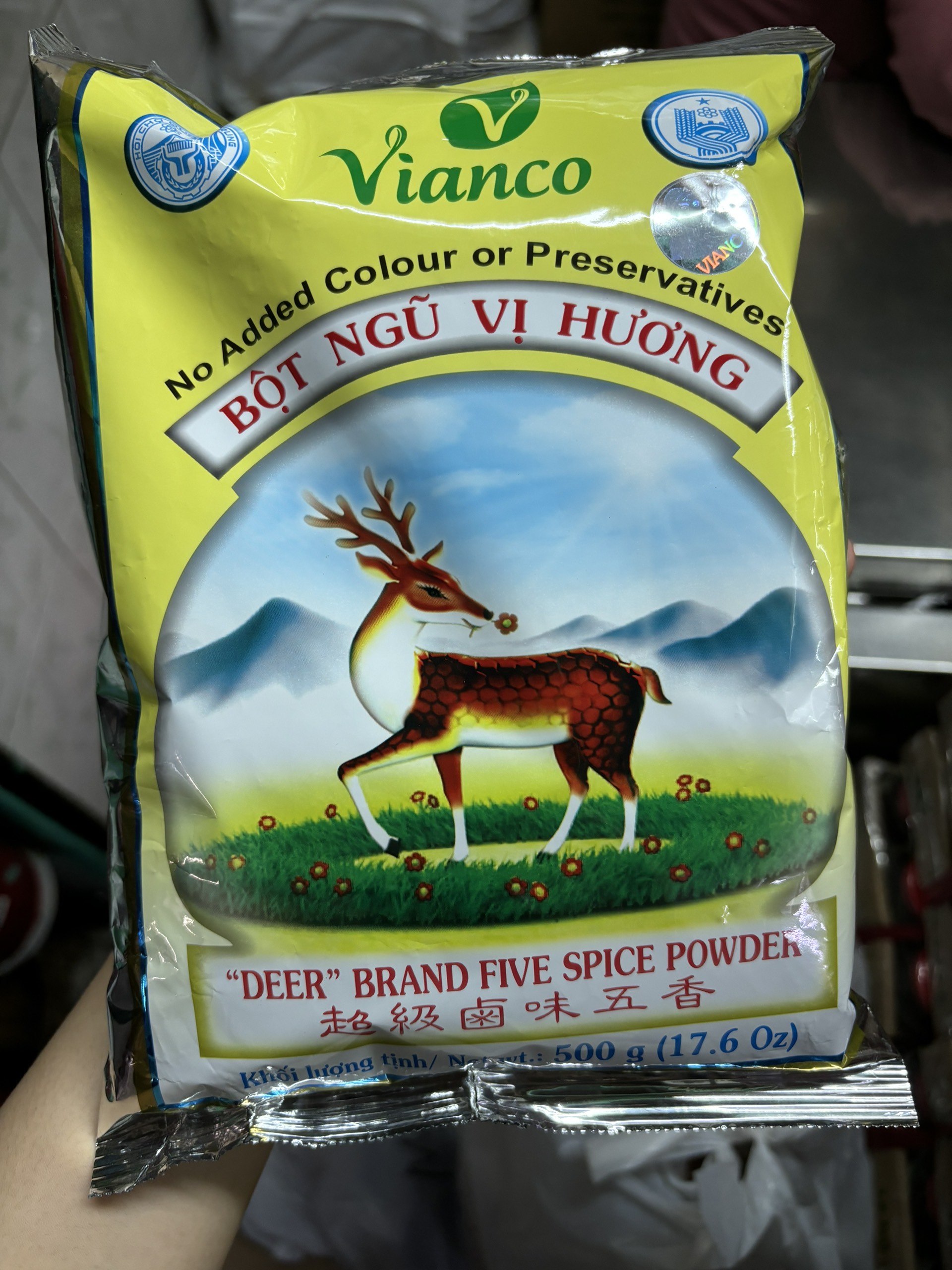 BỘT NGŨ VỊ HƯƠNG CON NAI VIANCO (CHÍNH HÃNG 100%) 500G