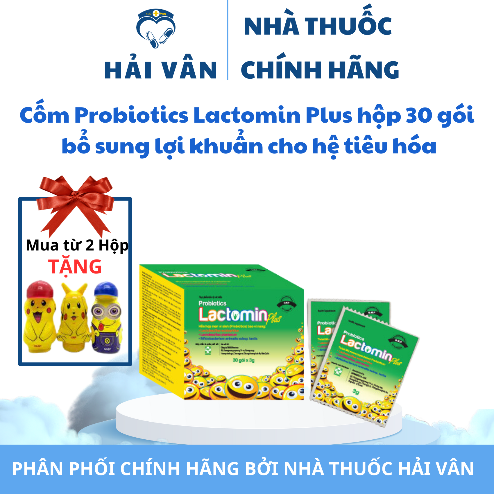 Cốm men vi sinh Probiotics Lactomin Plus Novarex bổ sung lợi khuẩn cho hệ tiêu hóa, hộp 30 gói