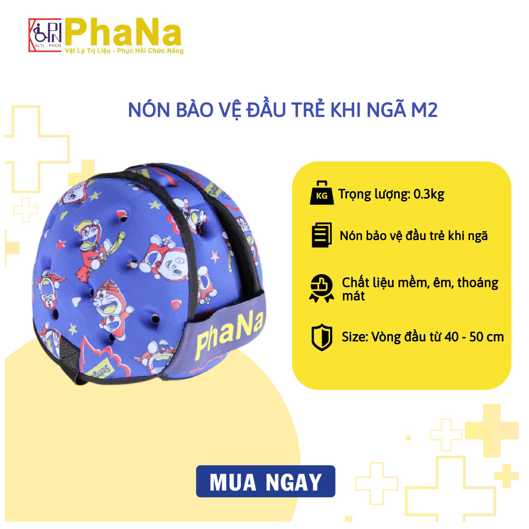 [HCM]Nón bảo vệ đầu trẻ khi ngã M2 - PhaNa