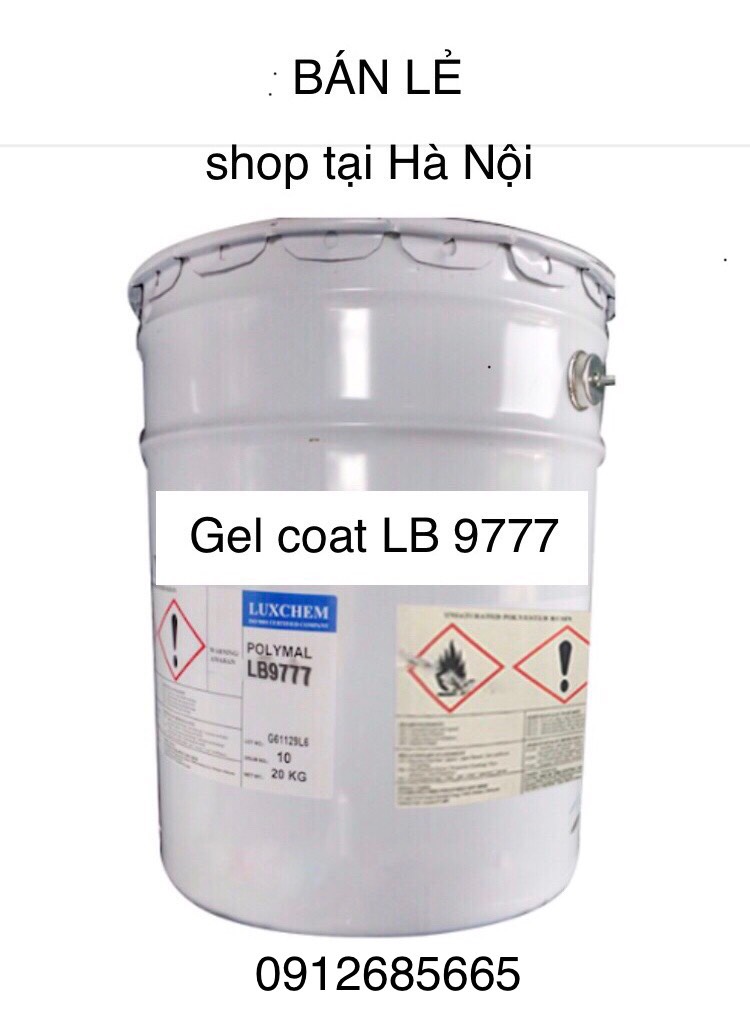Gelcoat trắng phủ bề mặt composite - 1kg