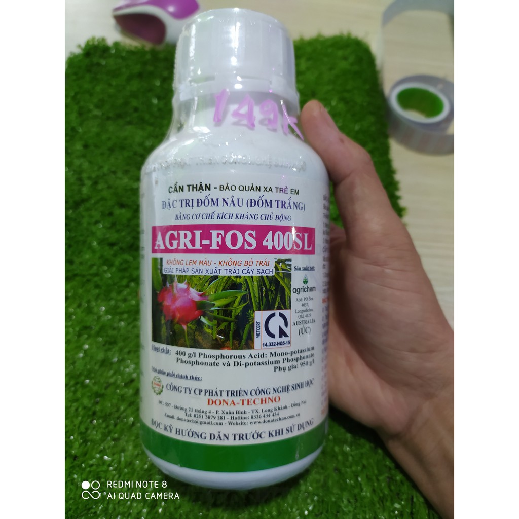 AGRI-FOS 400SL - 500ml -Thuốc trừ nấm bệnh trên cây trồng