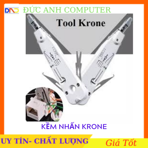 Kềm nhấn Krone (trắng) chuyên dùng nhấn dây mạng dây điện thoại - tool nhấn mạng cao cấp cam kết sản phẩm đúng mô tả chất lượng đảm bảo