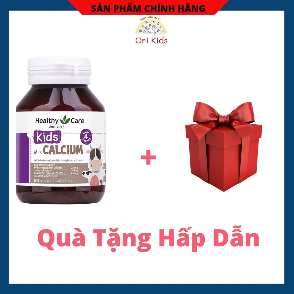 Canxi cho bé, canxi Healthycare Úc, canxi cho trẻ sơ sinh Ori Kids CHC01 phát triển chiều cao, giúp ngủ sâu giấc, giảm biếng ăn