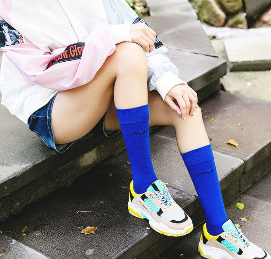 Vớ tất unisex siêu cao cổ, vớ tất thể thao balehgiaga