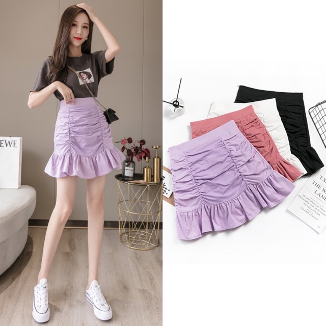 Chân váy nhún đuôi cá siêu hot nữ ảnh thật