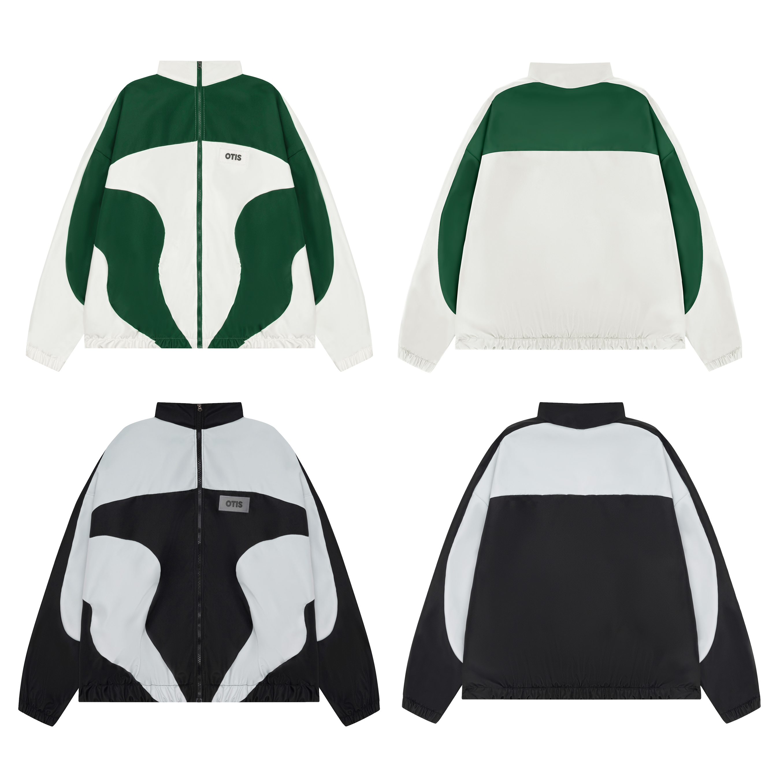 Áo khoác dù phối 2 lớp local brand otis club - zip jacket phối ss01