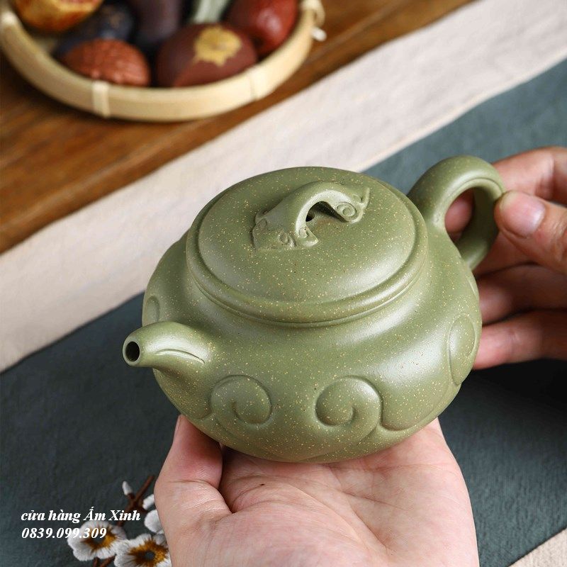 Ấm Tử Sa Nghi Hưng Phỏng Cổ Như Ý 350 ml