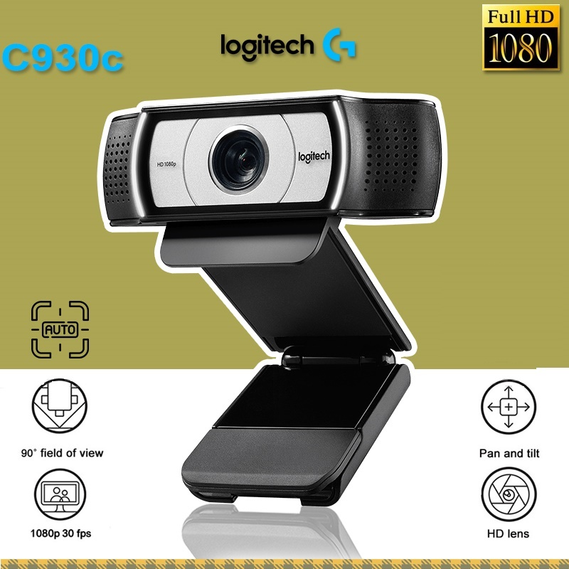Webcam LOGITECH C930E/ C930C FULL HD 1080P Hàng Chính Hãng - Tương tác máy tính bàn, Âm thanh và hình ảnh chất lượng cao