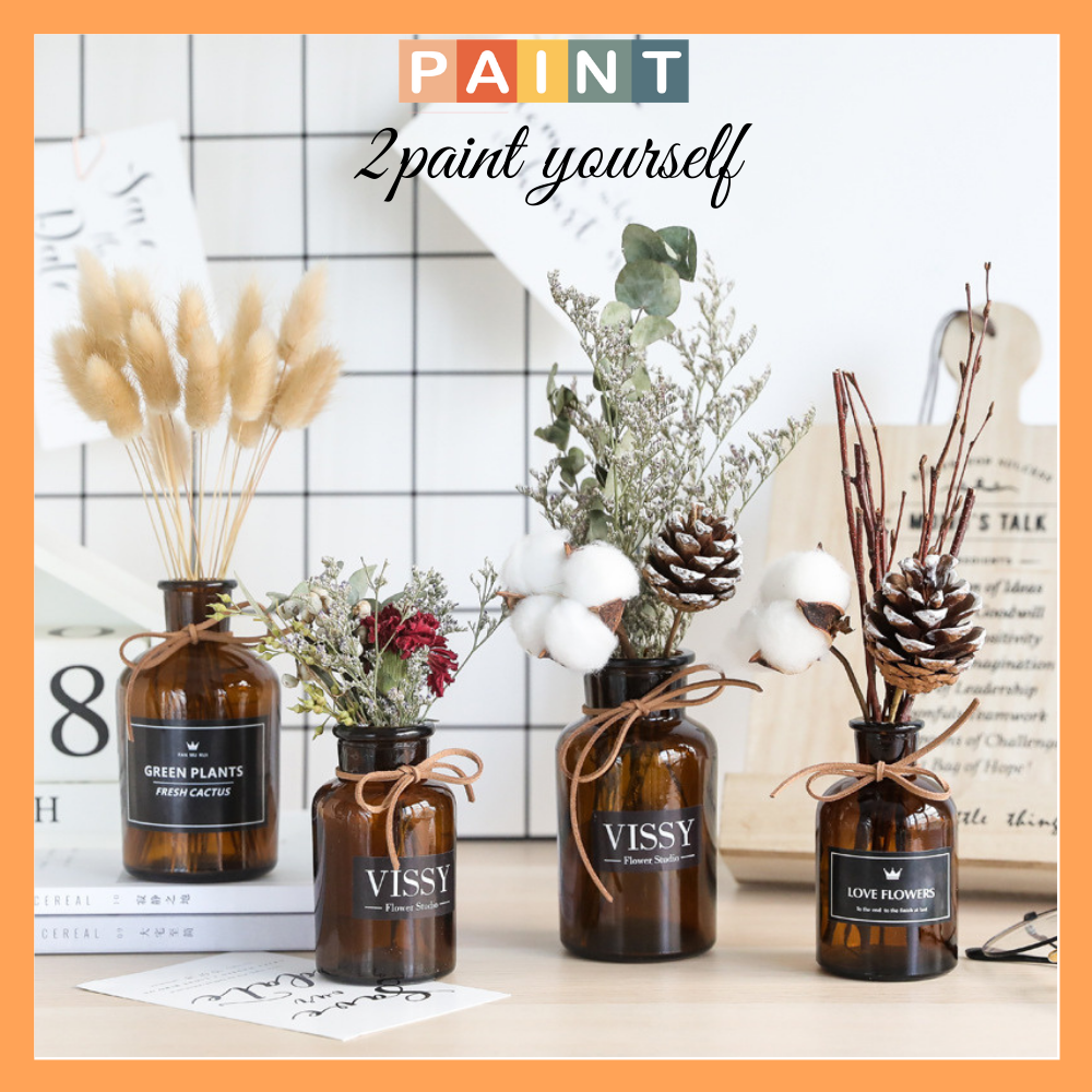 Lọ hoa, bình hoa thủy tinh decor, trang trí nhà cửa