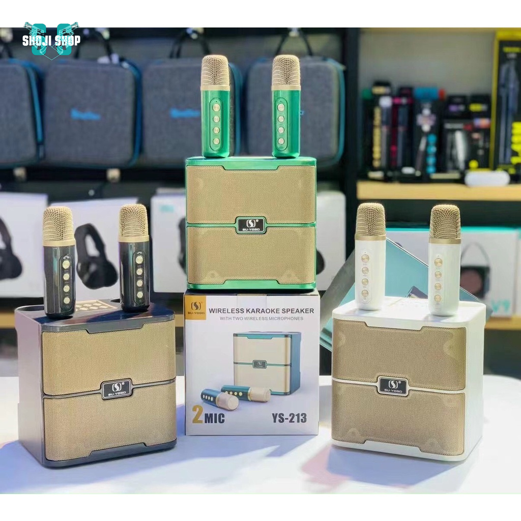 Loa karaoke ys 213 phiên bản mới nhất, âm thanh hay sống động, thiết kế đẹp, bass cực căng , hát nhẹ. + 12 tháng bh