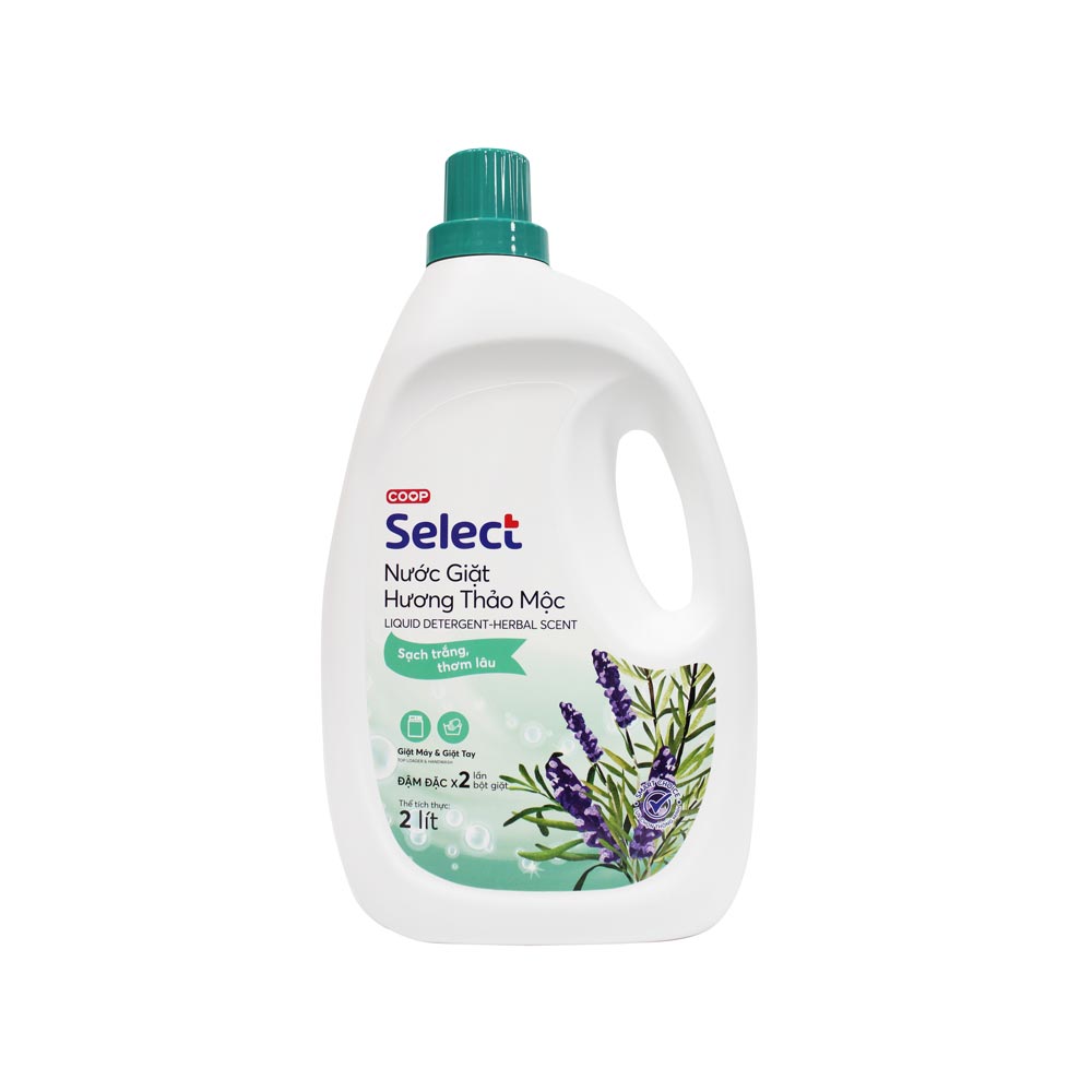 [HCM]Nước giặt Coop Select hương thảo mộc đậm đặc 4L