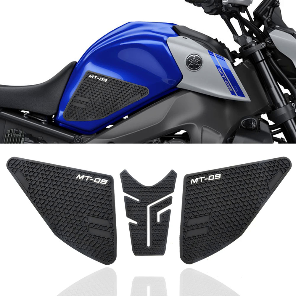 2023new Xe Máy Bên Bình Nhiên Liệu Pad Tank Miếng Đệm Bảo Vệ Dán Decal Khí Đầu Gối Grip Kéo Pad Cho Yamaha MT-09 Mt09 2021 2022