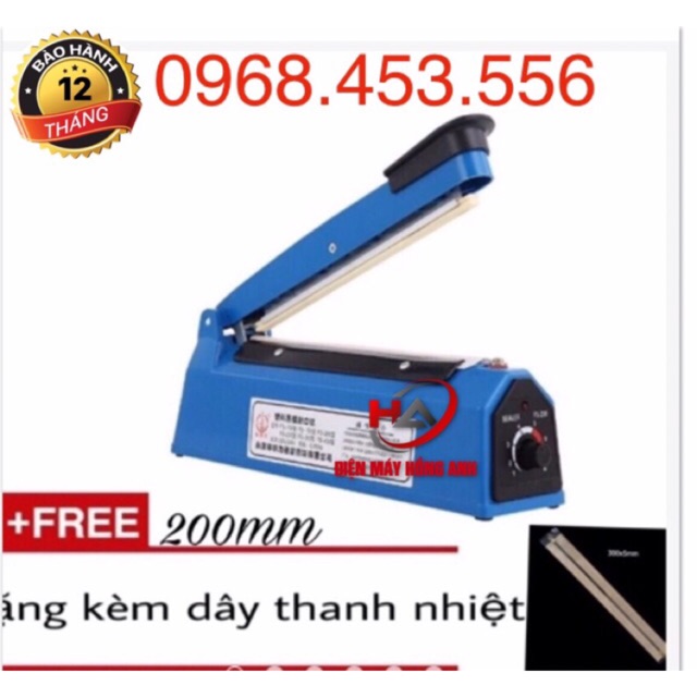 Máy hàn miệng túi 20cm - tặng dây hàn nhiệt