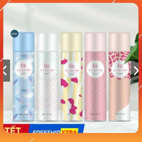Dầu Gội Xịt Khô [Chính Hãng] Không Cần Nước Cho Tóc Bết Dầu Thơm Sạch Đầu