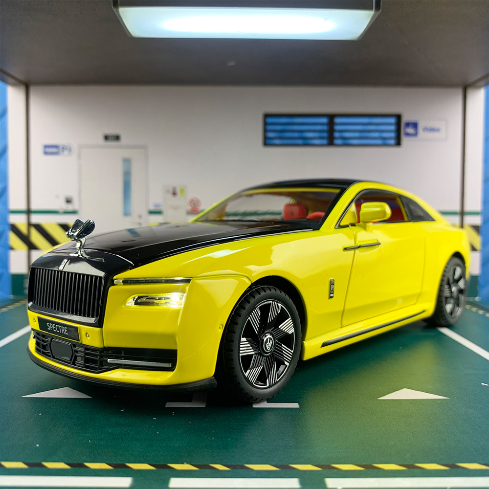 Mô hình xe Rolls Royce Spectre tỉ lệ 1:24 Newao có đèn âm thanh