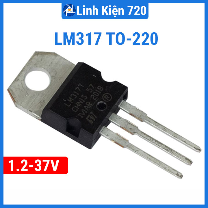 Gói 5 ic ổn áp lm317 1.2-37v to-220