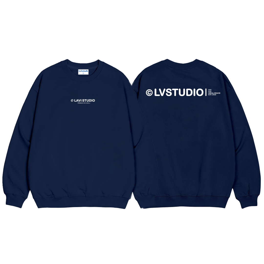 Áo sweater lavi - basic 12oz