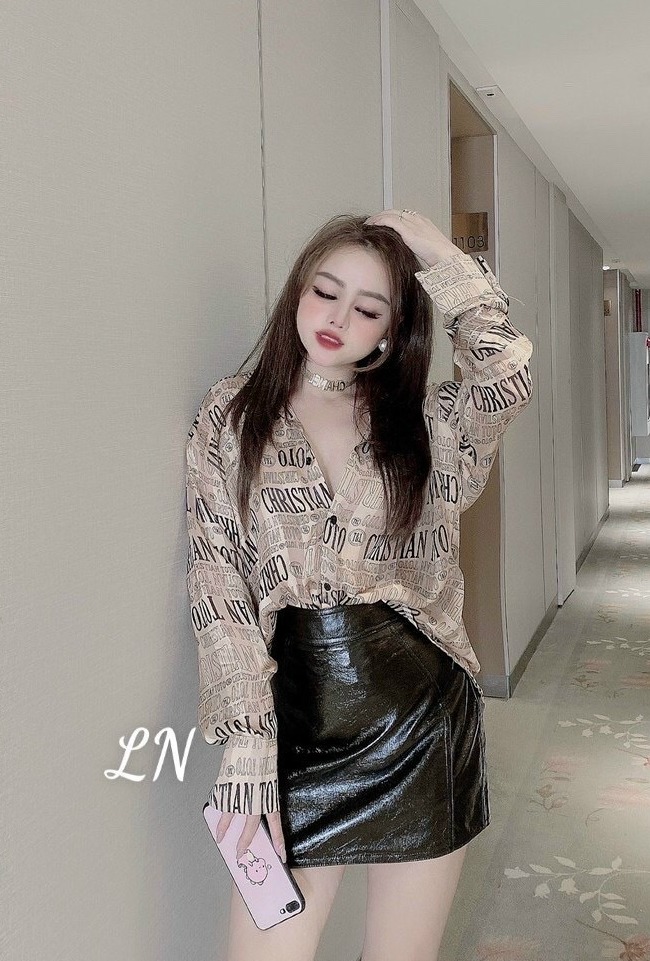 Áo somi nữ tay dài mẫu mới -áo somi nữ chất voan lụa mịn mềm mại, thoáng mát - áo somi nữ thời trang cao cấp QUYNH_STORE97 AN18