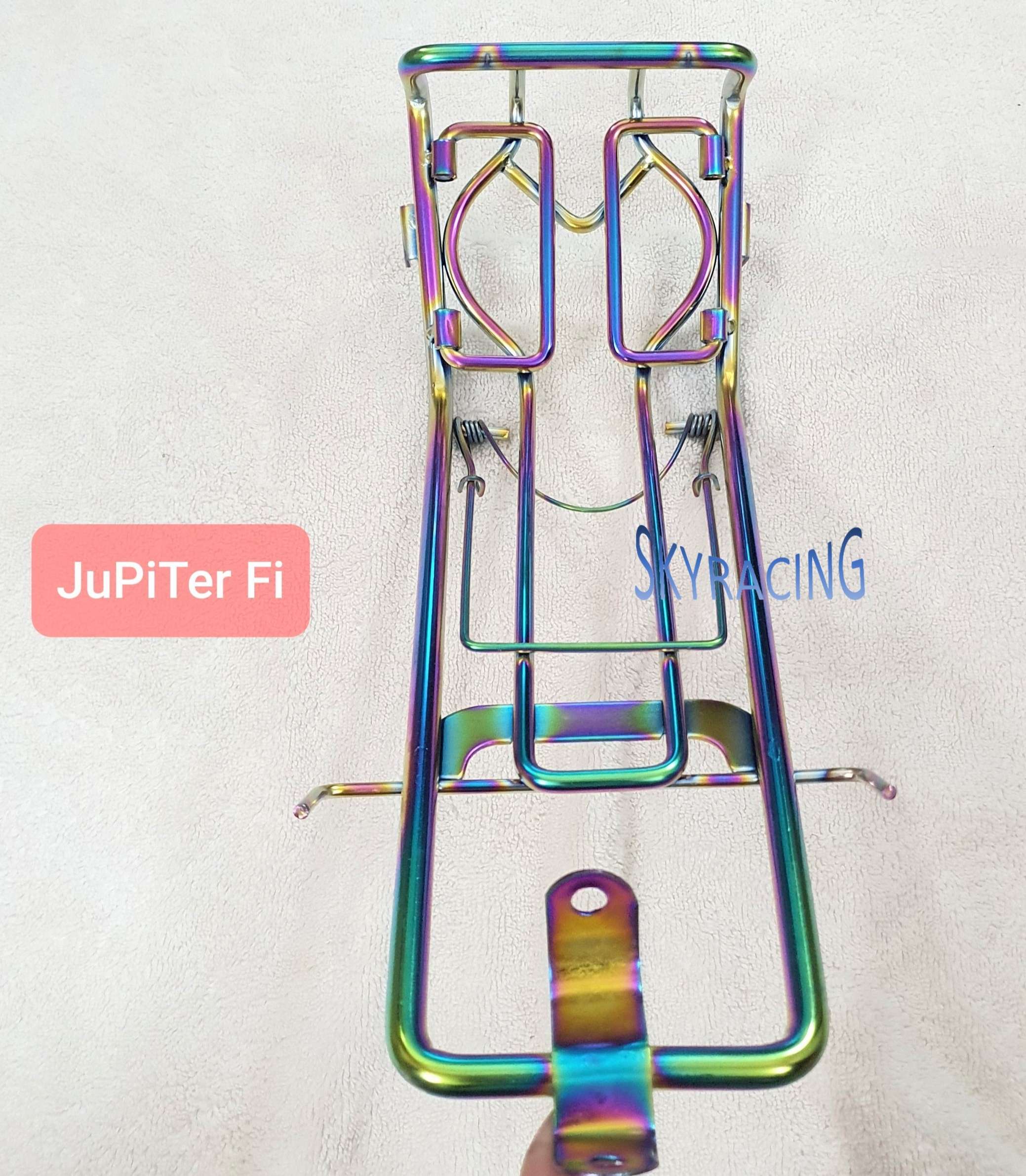 Baga giữa inox 10li xi titan gắn cho xe Jupiter Fi