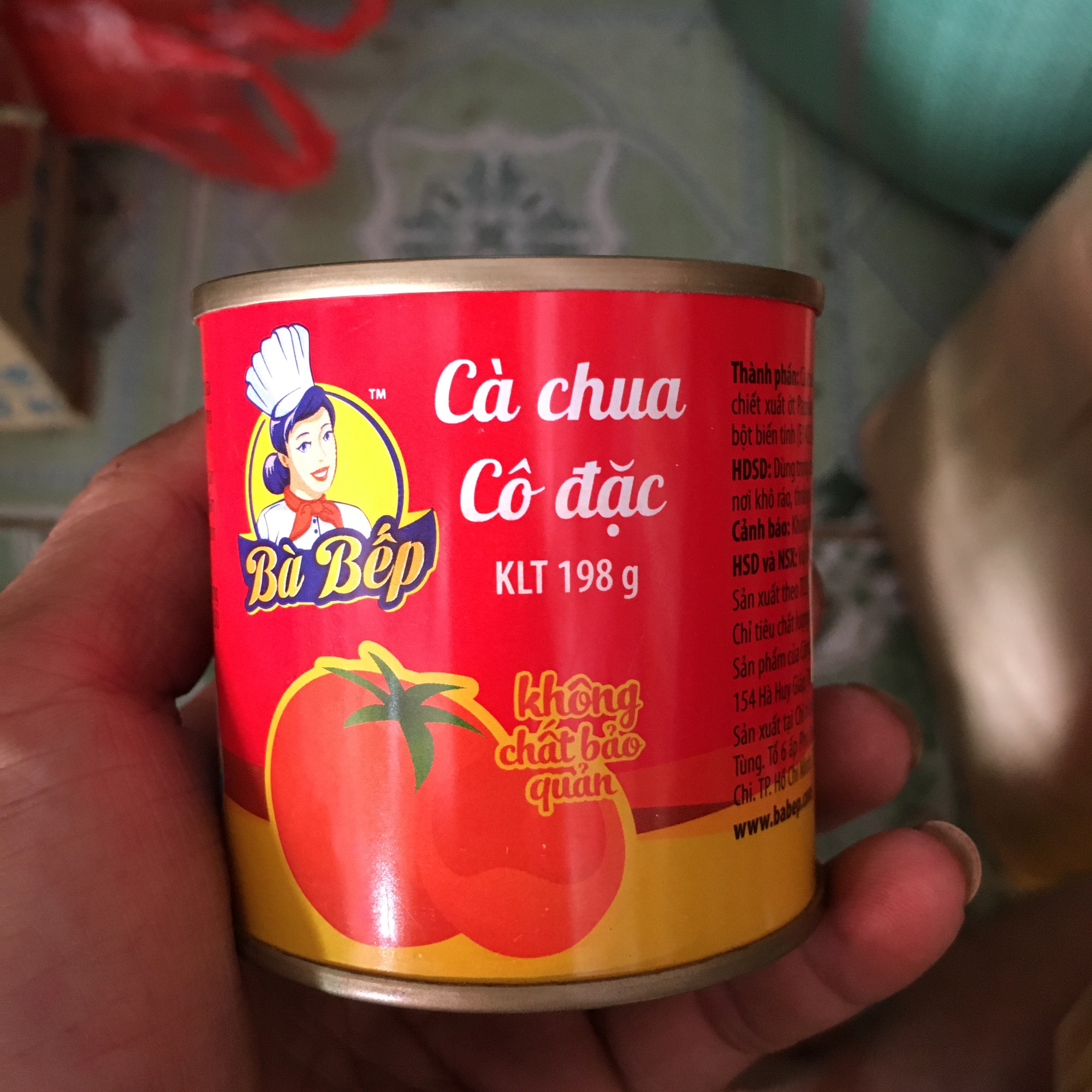 Cà chua cô đặc Bà Bếp 198g