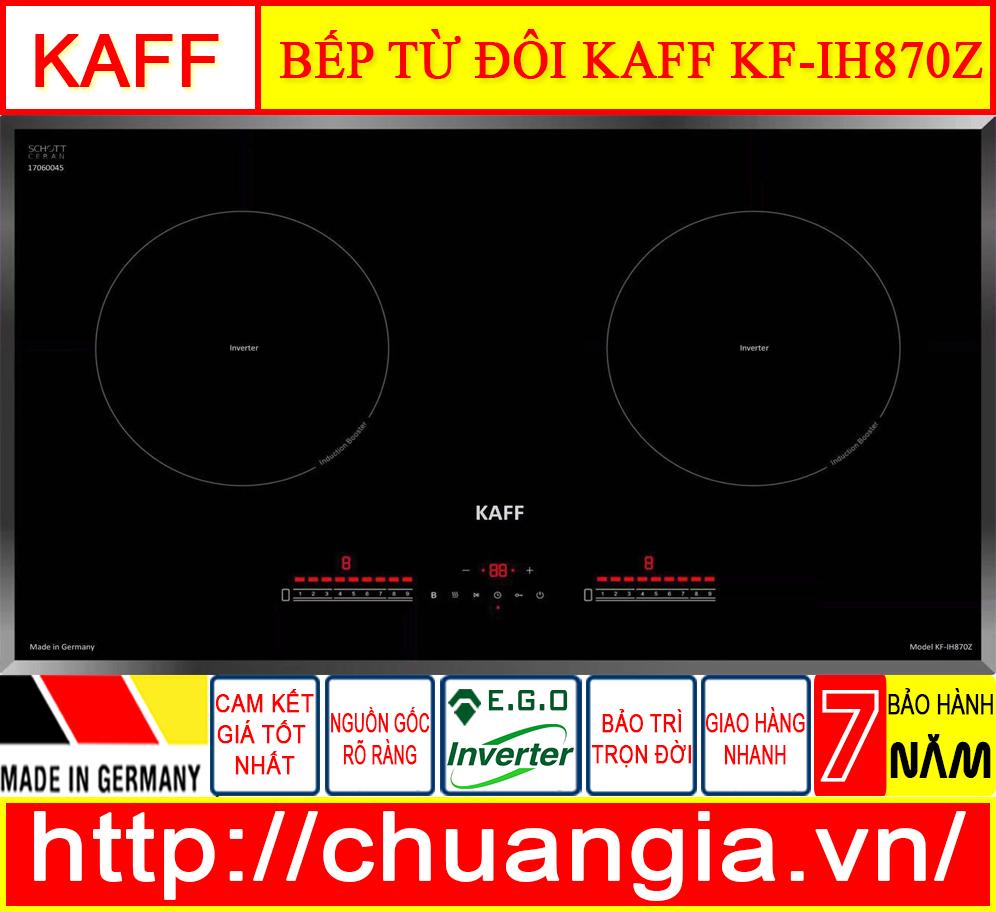 Bếp Từ Kaff KF IH870Z Made in Germany. Bếp từ kaff, bếp từ giá rẻ, bếp từ kaff giá rẻ, bếp từ giá tốt, bếp 2 từ