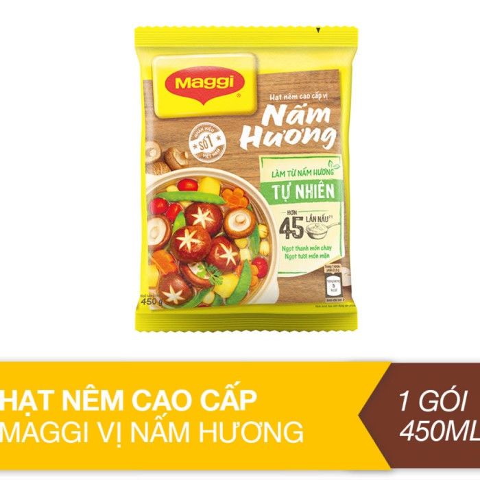 [HCM]Hạt nêm nấm hương Maggi 450g Hạt Nêm chay