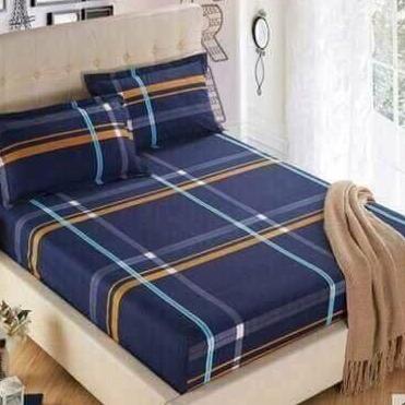 Ga chống thấm Cotton nằm trực tiếp kẻ chéo bo chun đủ kích thước